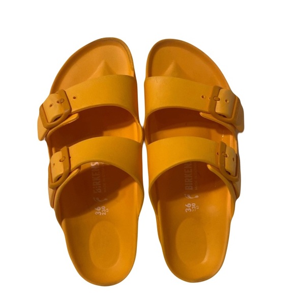 Birkenstock Kids Orange Sandals - Picture 2 of 9